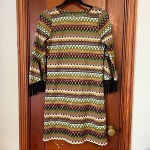 Uncle Frank Multicolor Patterned Midi Dress